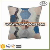 Canvas cotton alike 45x45cm decorative hand work latest design cushion cover