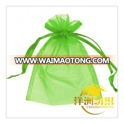 green Organza Christmas beautiful drawstring bags gift bags Organza Drawstring Pouches Jewelry Party Wedding Favor Gift Bags