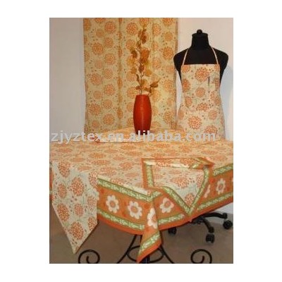 apron and table cloth